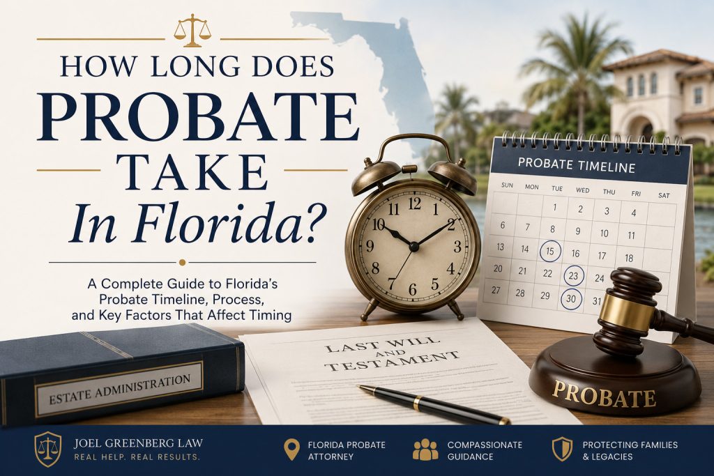 Image - how long does probate take in Florida?
